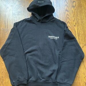 Essentials Black FW24 Hoodie